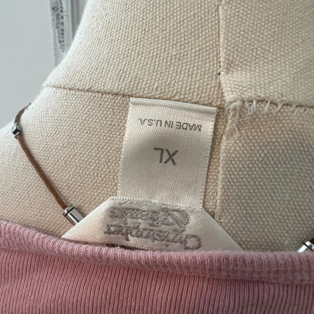 vintage pink graphic christmas quarter‎ sleeve top - Picture 5 of 5